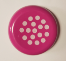 Magnet Nadelkissen pink/weisse Punkte